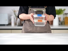 Container en verre pour nourriture à déverrouiller facilement avec une main