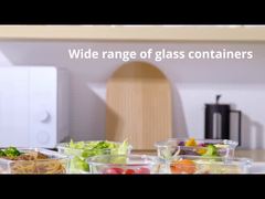 Récipient de conservation alimentaire en verre avec couvercle hermétique