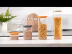 Bouteille en verre borosilicate avec couvercle trempé