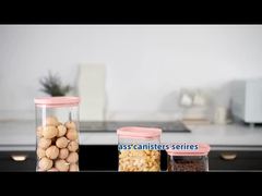 bouteille en verre avec couvercle en verre