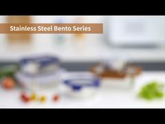 IKOO microwave safe stainless steel food container