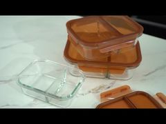 conteneurs en verre de préparation de repas