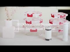 Récipient alimentaire sous vide en verre IKOO