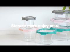 Grand récipient alimentaire en verre de grande capacité