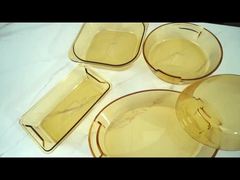 IKOO amber glass baking pan