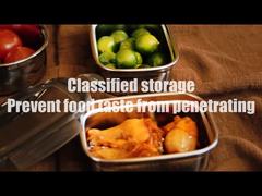 IKOO Small size stainless steel food container