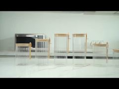 Pot en verre côtelé IKOO avec cuillère