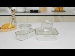 IKOO ASMS Ensemble de récipients alimentaires en verre