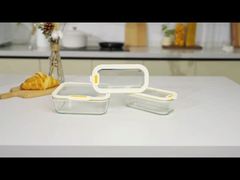 Récipient de conservation alimentaire en verre borosilicaté IKOO