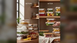 ظروف نگهداری مواد غذایی شیشه ای IKOO