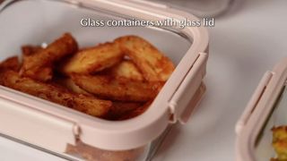 glass container with IKOO glass lid