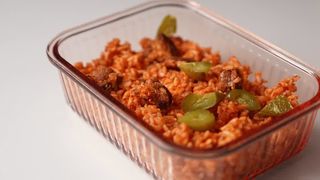 borosilicate glass food container with color coating