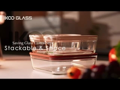 glass food storage set
