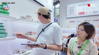 Contenitore per alimenti in acciaio inox con coperchio in vetro